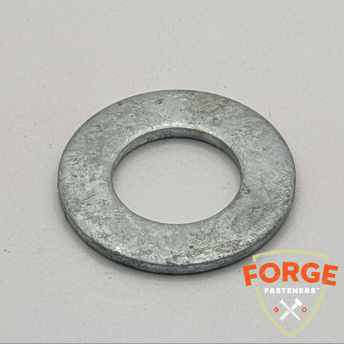 WASHER FLAT HD GALV METRIC (PKT)